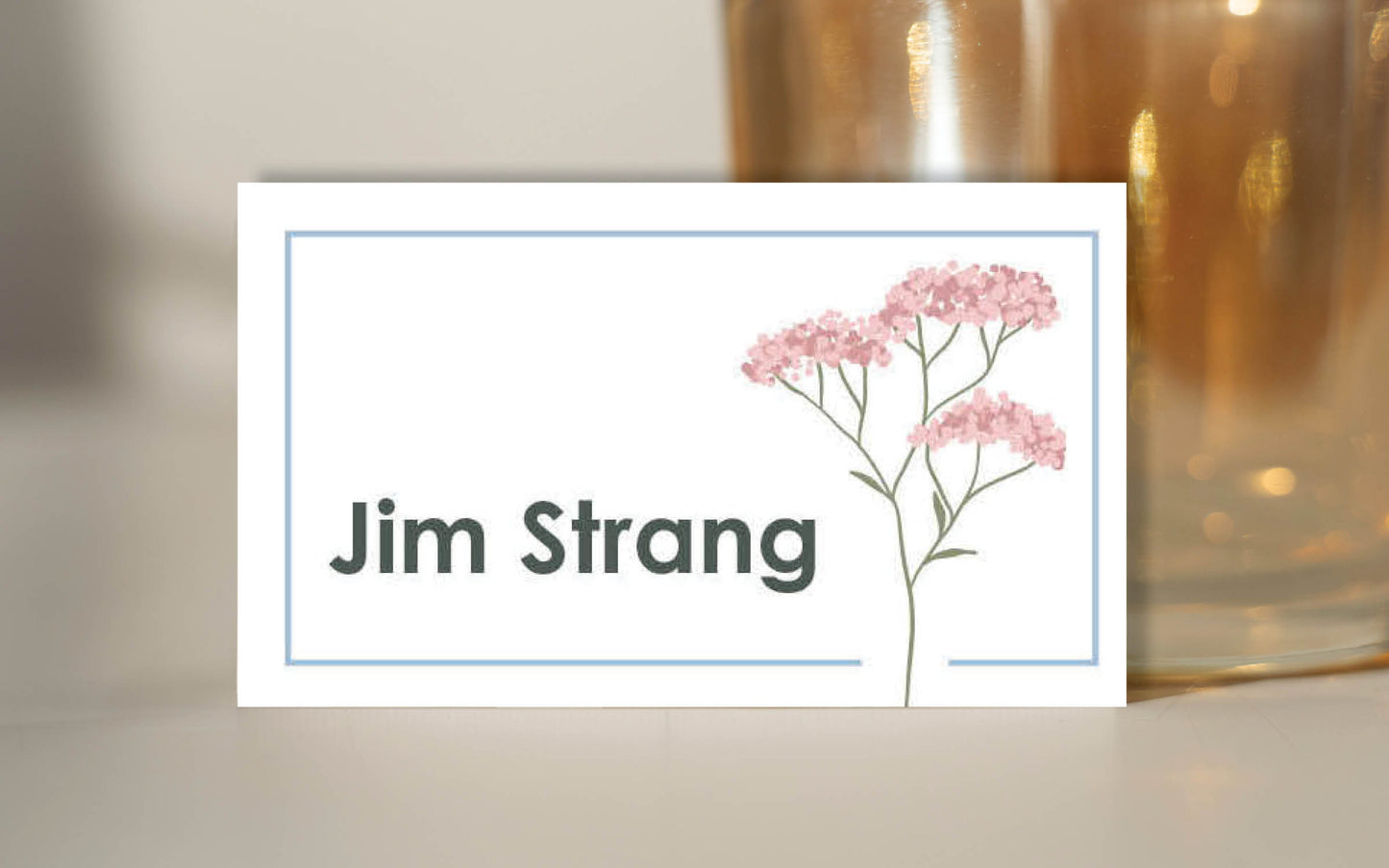 Spring Flower Place Cards